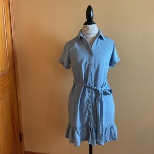 Japna Light Blue Denim Dress Size M